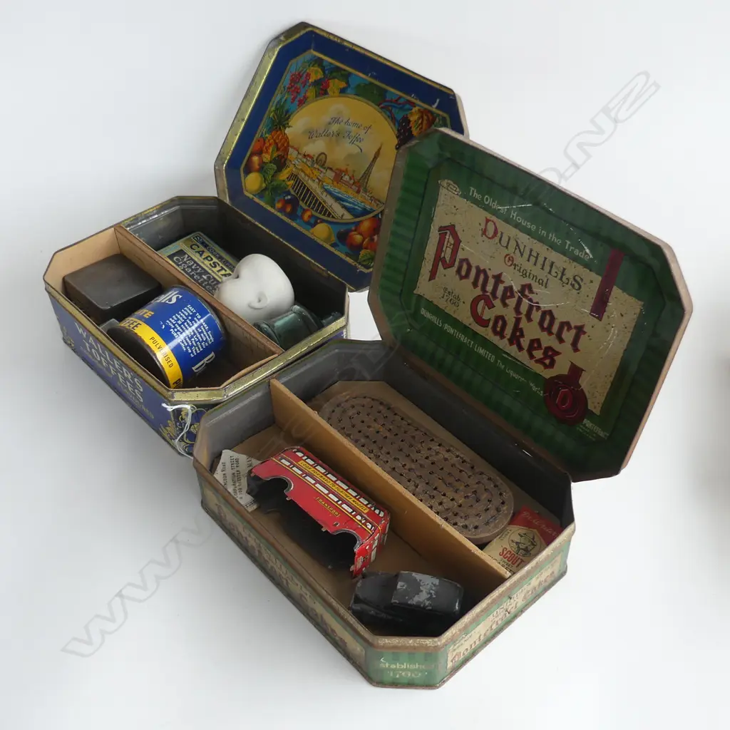 (86) DUNHILL VINTAGE TIN WALLERS TIN & COLLECTABLES Image 1++