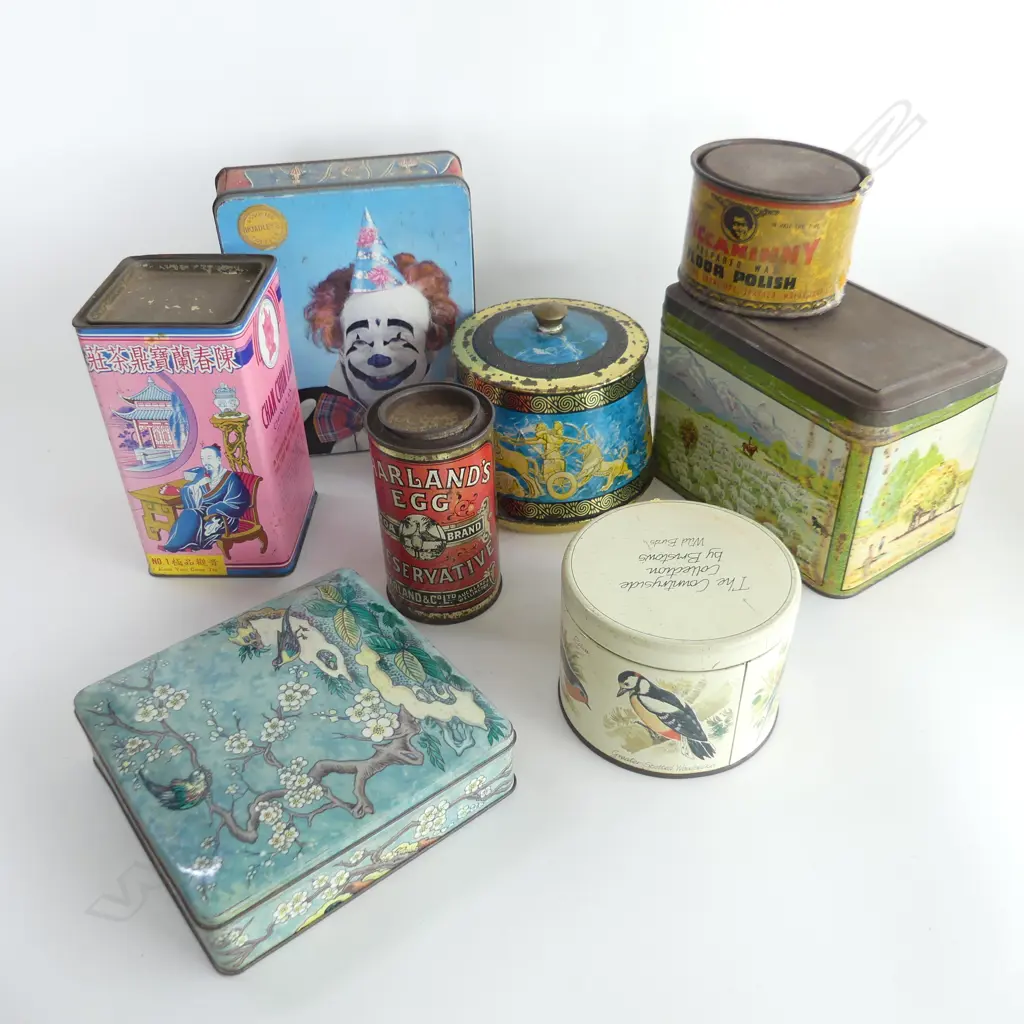 (66) 8 ASST TINS MOA BRAND ETC Image 1++