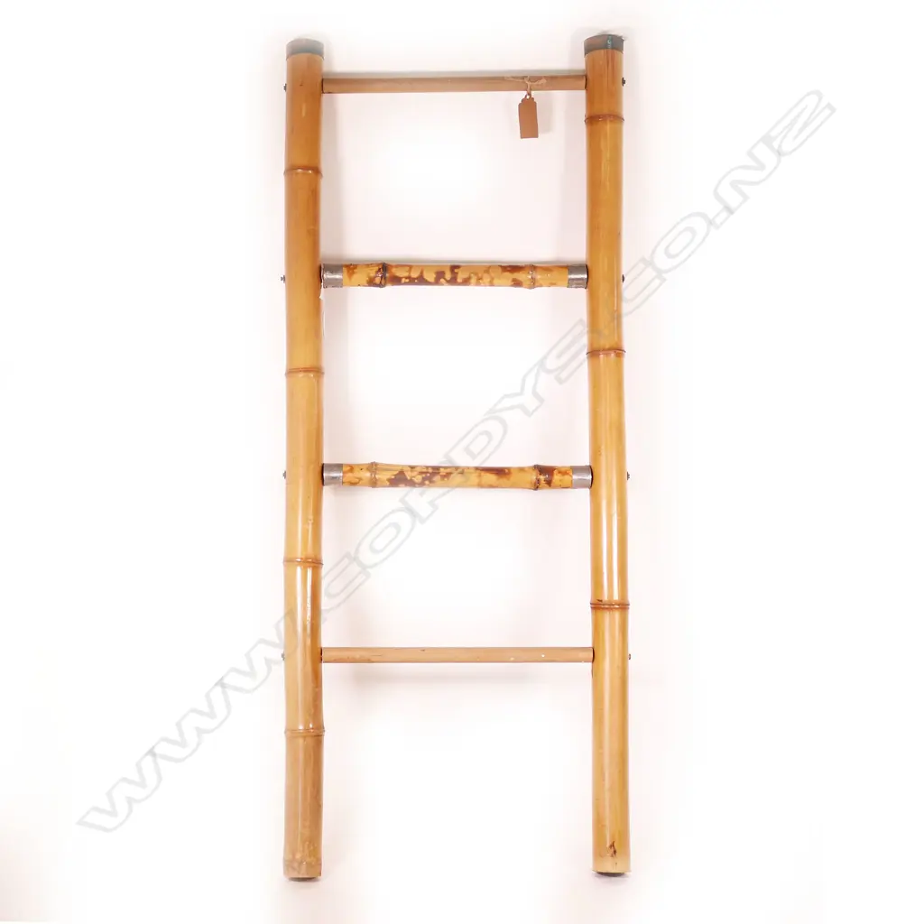 BAMBOO LADDER CONSTRUCTED BY MR SMILES HIMSELF H.1180mm Image 1++
