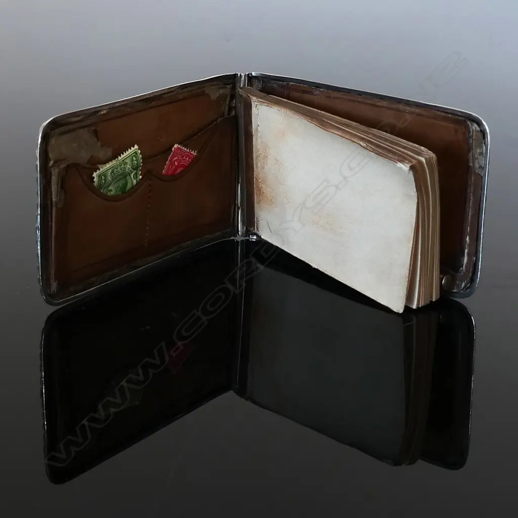 1905 Birmingham Sterling Silver Hallmarked covered notepad by Cornelius Desormeaux Saunders & James Francis Hollings (Frank) Shepherd Image 1++