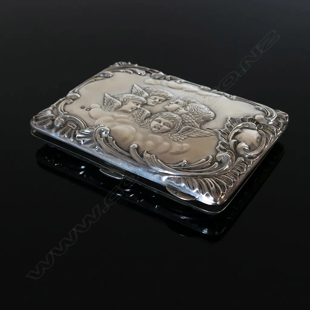 1907 Birmingham Sterling Silver Hallmarked card case Image 1++
