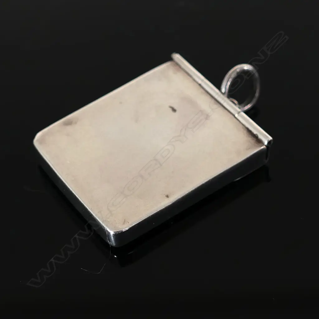 1905 Chester Hallmarked Silver Single Compartment Stamp Envelope, Image 1++
