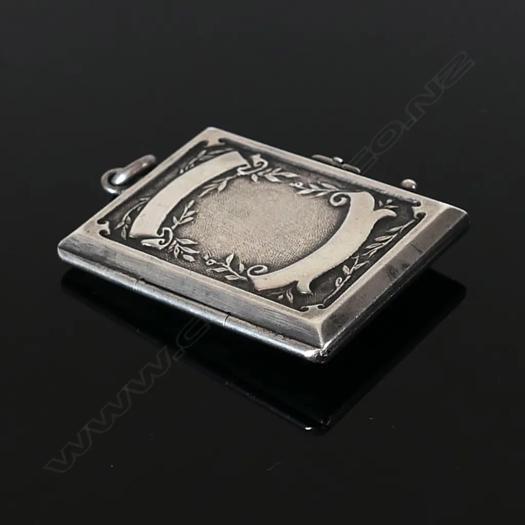 Benevolent Order of Elks of USA, Toledo Lodge #53 Cast Sterling Silver and Enamel Stamp Holder Image 1++
