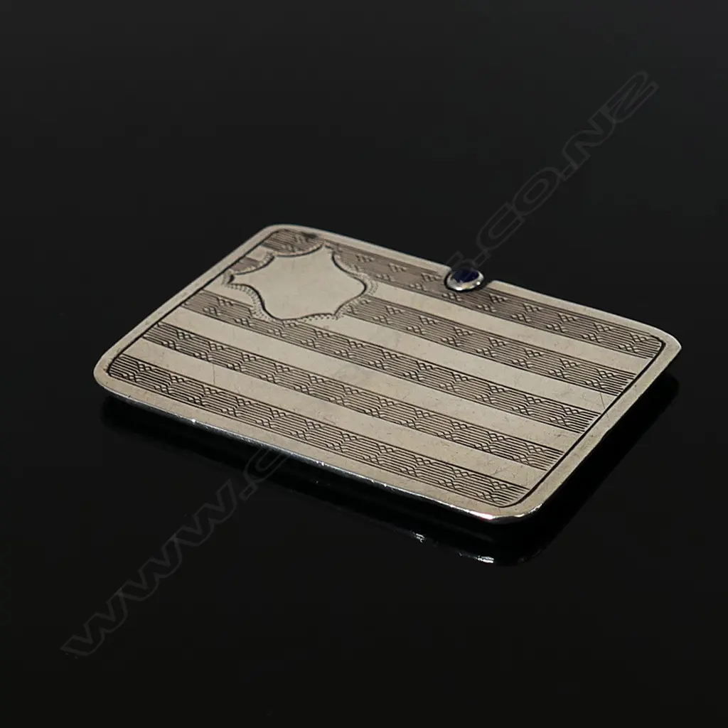 1912 Birmingham Hallmarked Silver Double Card Case, Image 1++