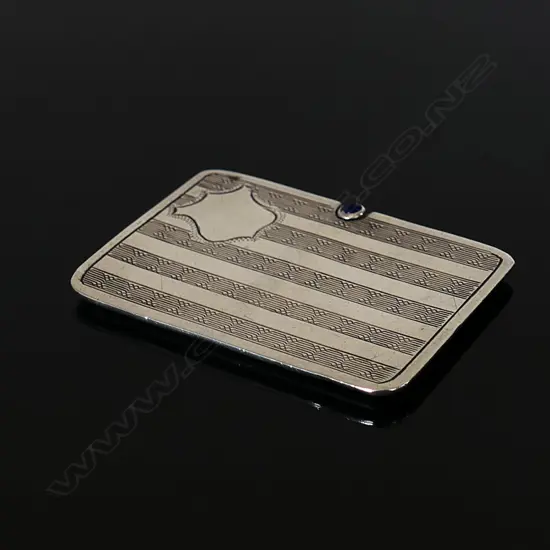 1912 Birmingham Hallmarked Silver Double Card Case,