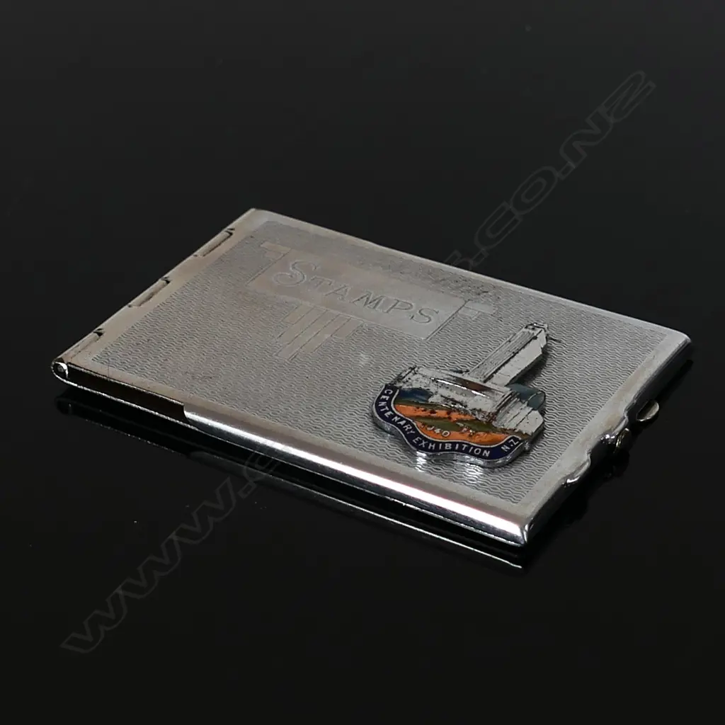 Chrome Booklet Stamp Case, Image 1++