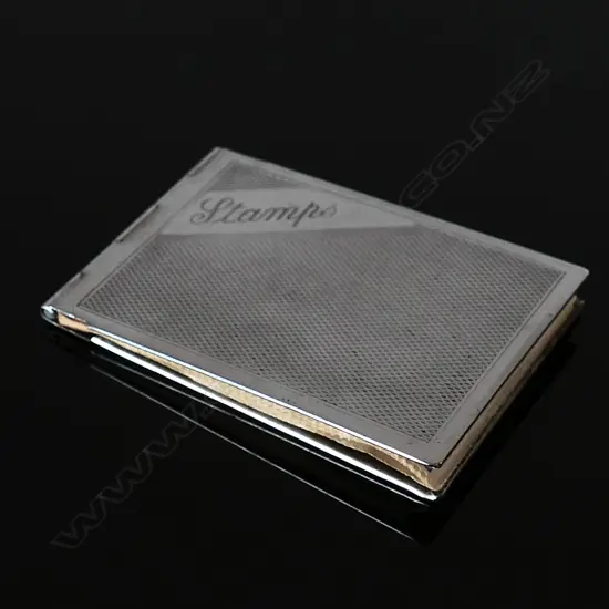 Chrome Booklet Stamp Case,