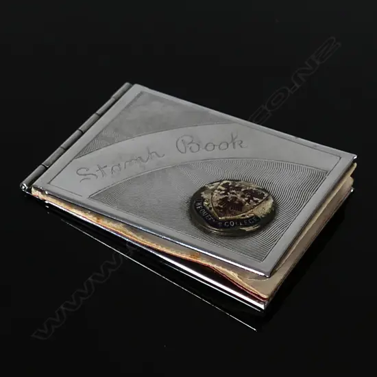 Chrome Booklet Stamp Case,