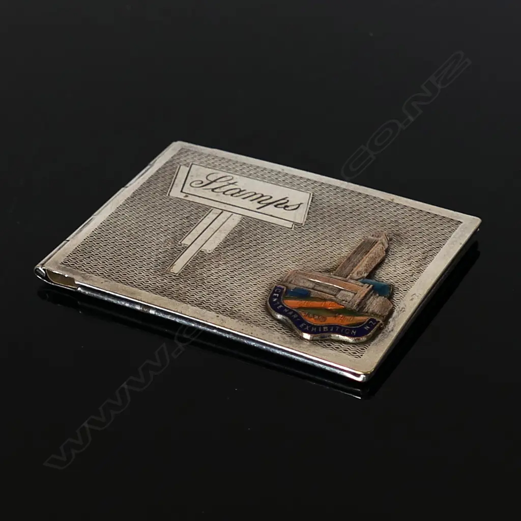 Chrome Booklet Stamp Case, Image 1++