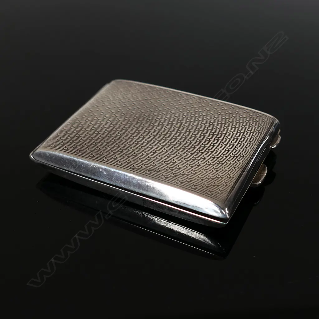 1927 Birmingham Silver Hallmarked , “MAPPIN & WEBB LTd” Stamp Booklet Case, Image 1++
