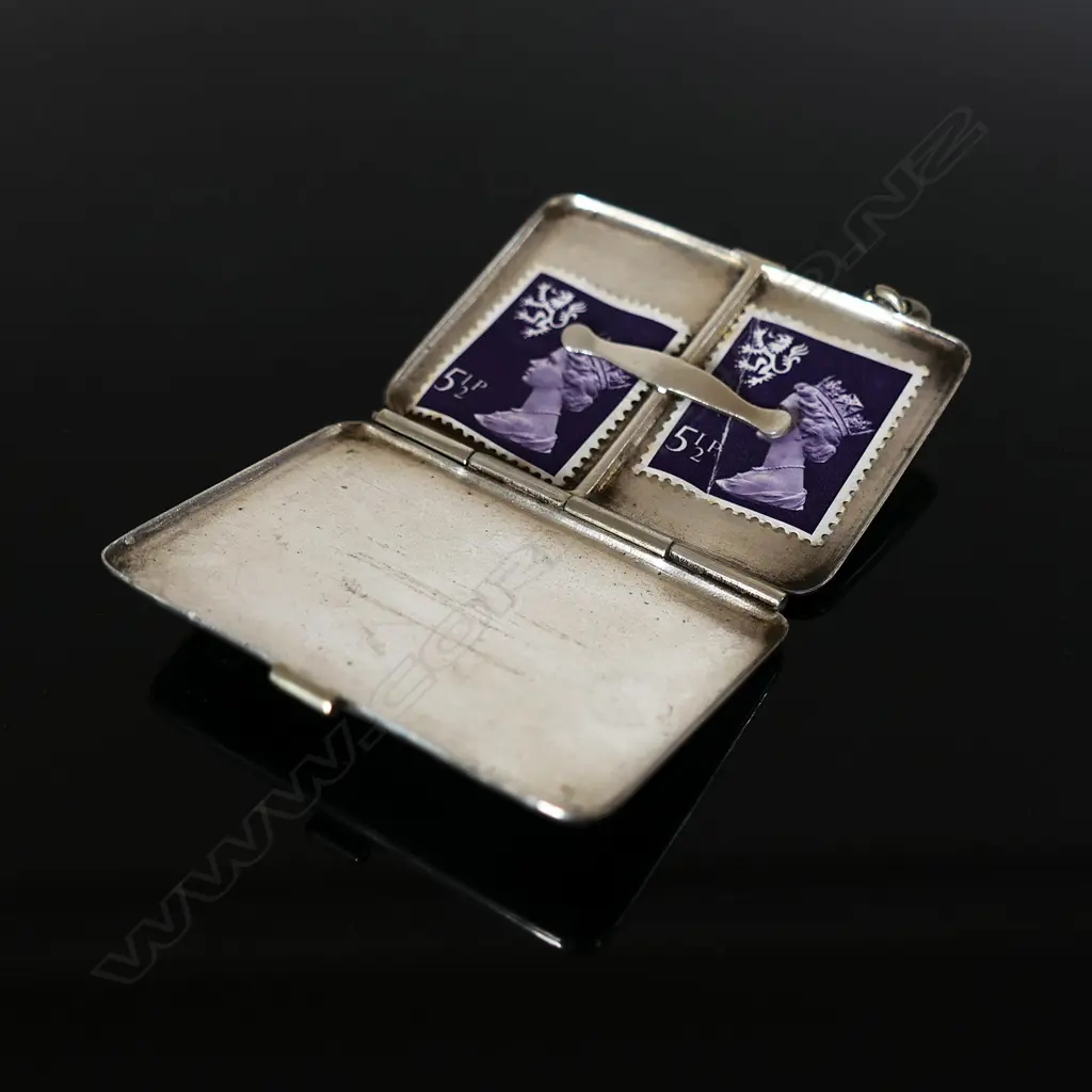 Double (two individual) Stamp Compartment Case, marked “EPNS S Co.” Image 1++