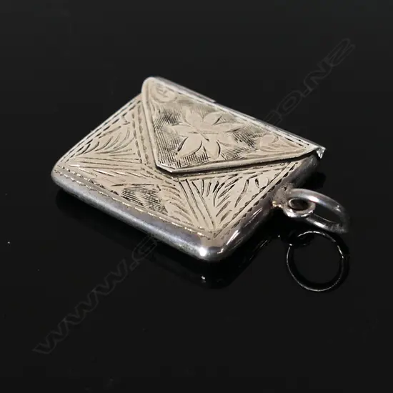 Souvenir Replica Silver Envelope Stamp case issued by HARRODS of LONDON,