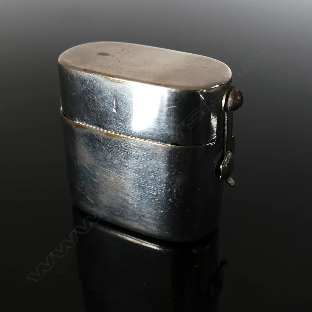 Nickel  Travelling Inkwell, Image 1++