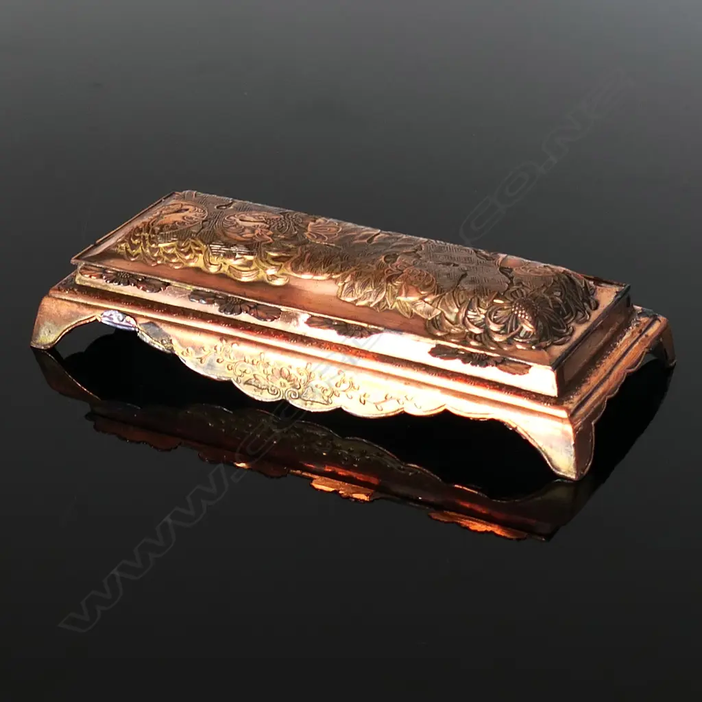 Japanese, Meiji Period  Four Compartment Stamp Box, Image 1++