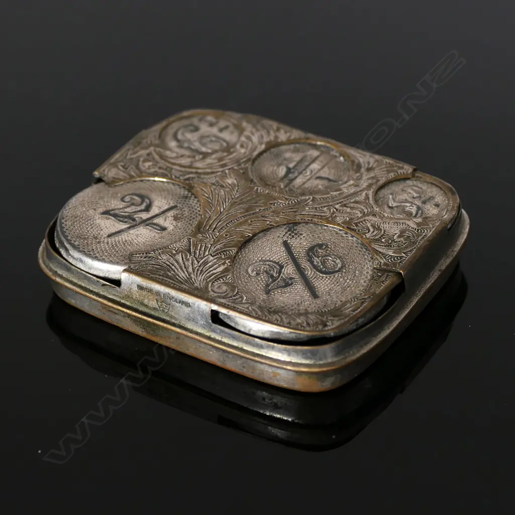Antique Plated Coin Holder, Image 1++