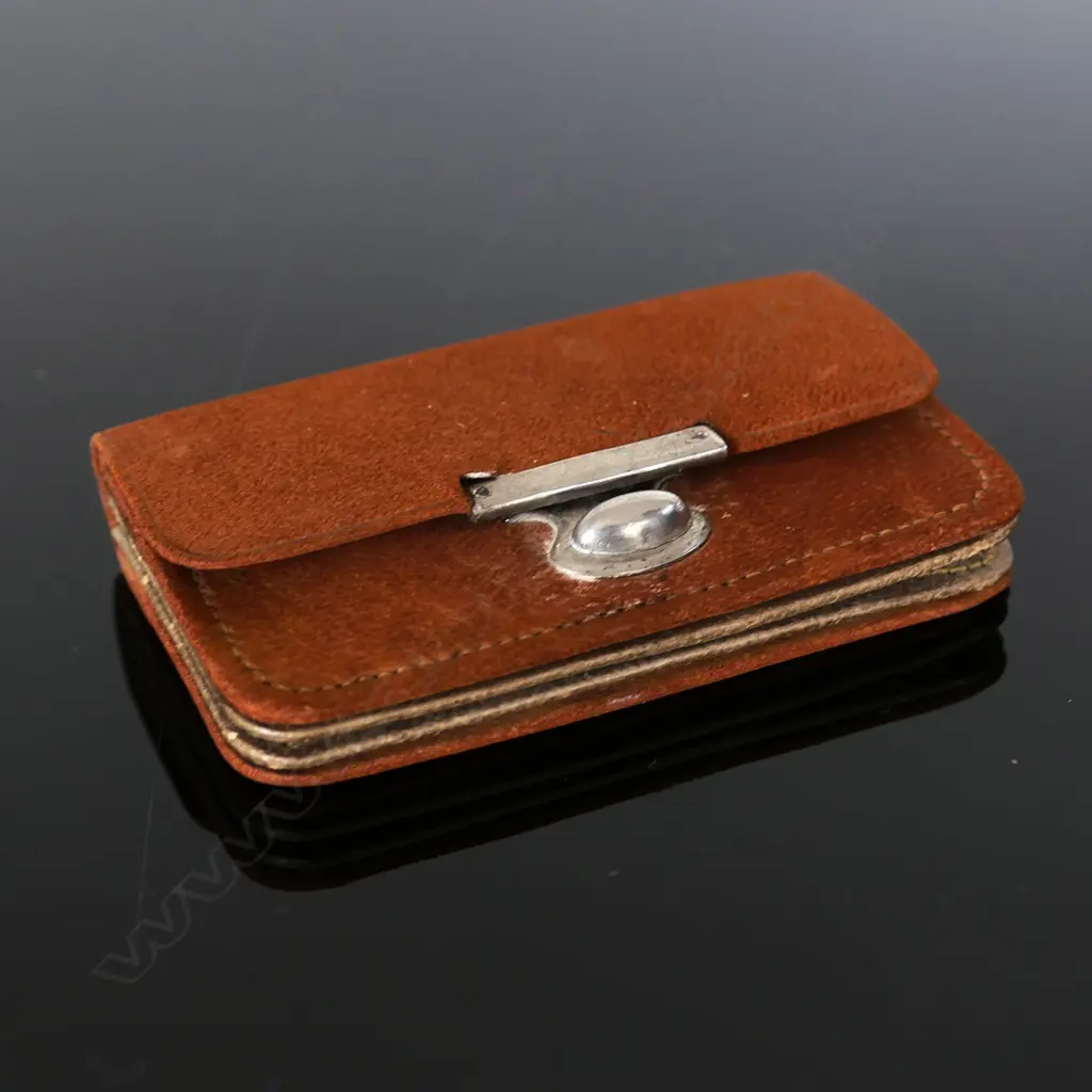 Suede Leather Purse Image 1++