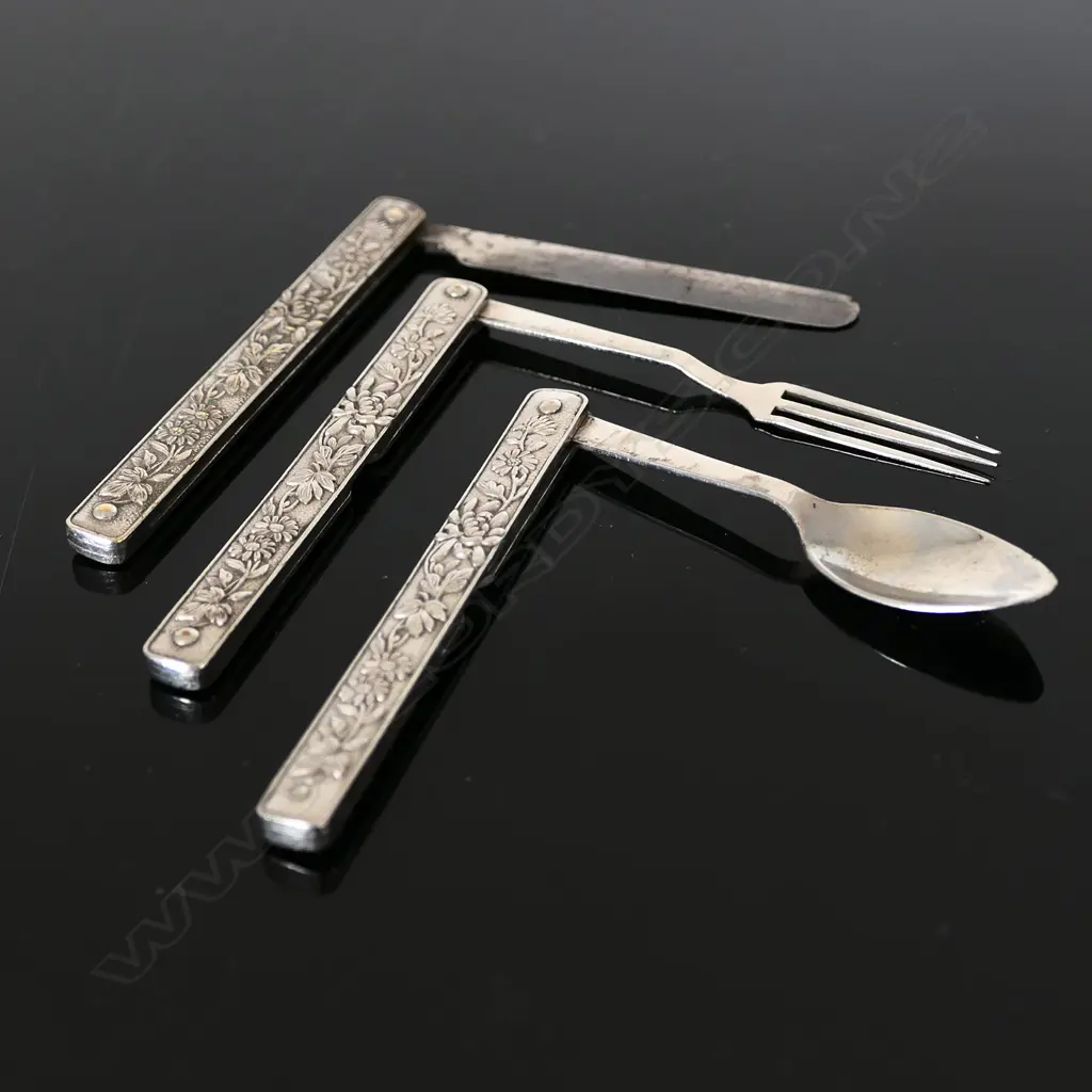 Traveller’s Miniature Pocket Travelling Picnic Utensils Set, Image 1++