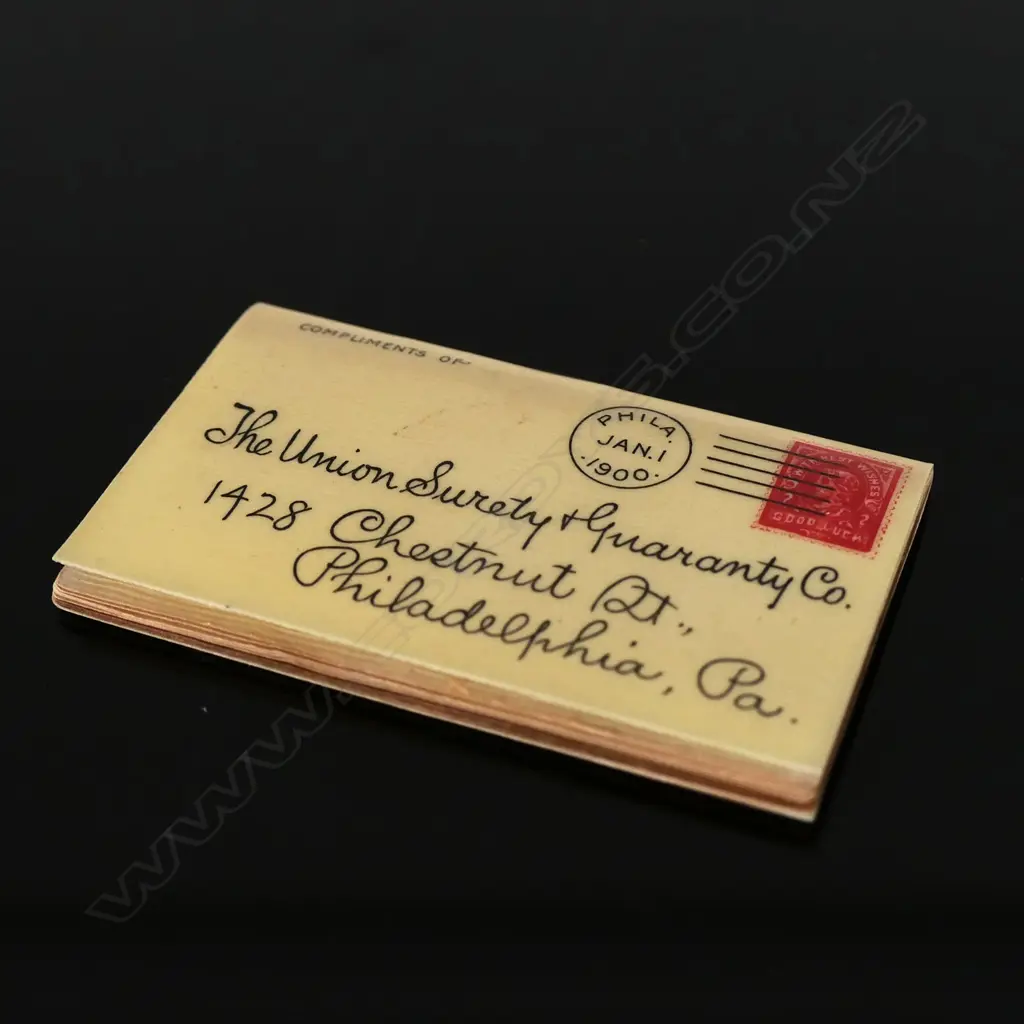 1900 Celluloid Stamp Holder, Image 1++