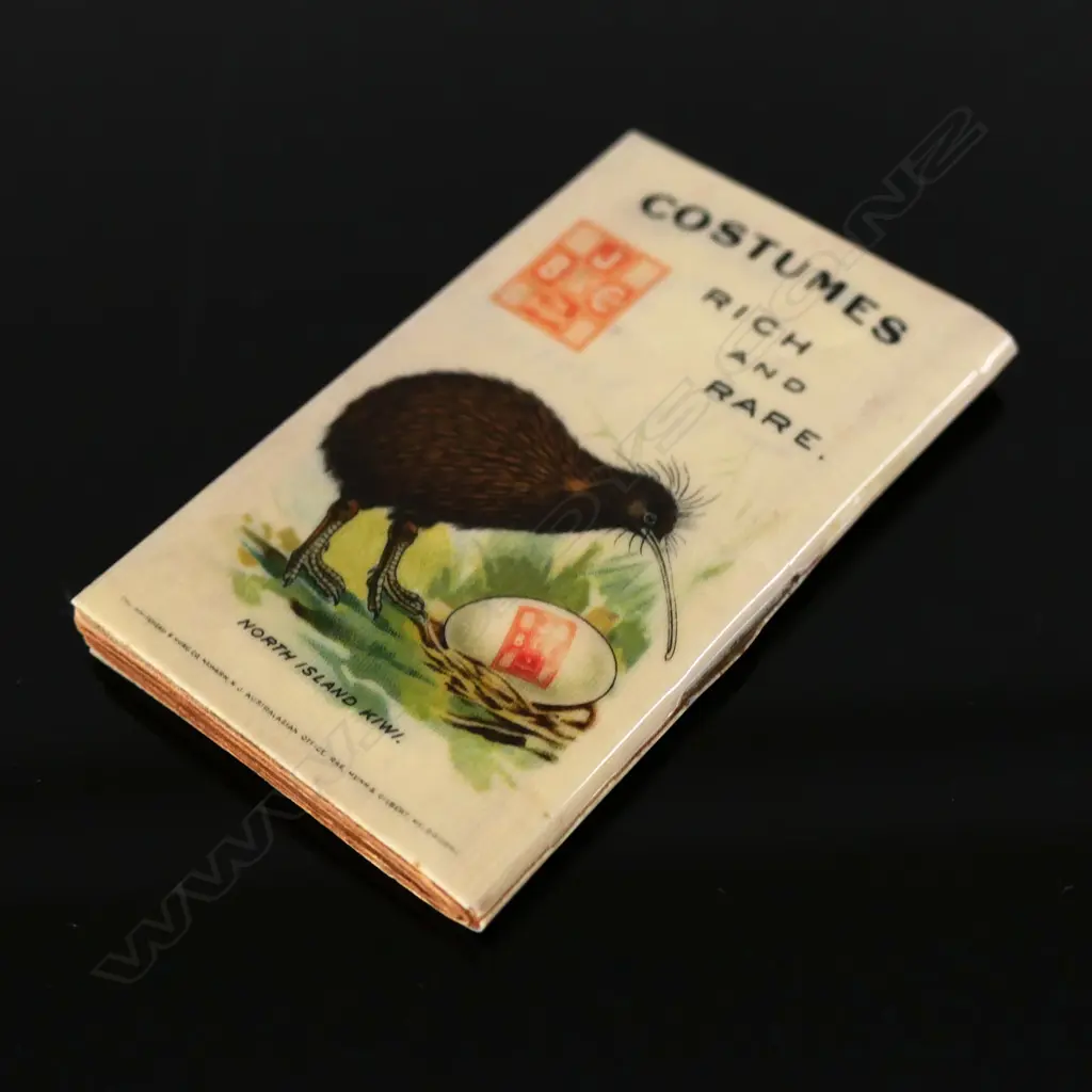 Very rare 1905 Miniature Celluloid Cover Stamp case, Image 1++