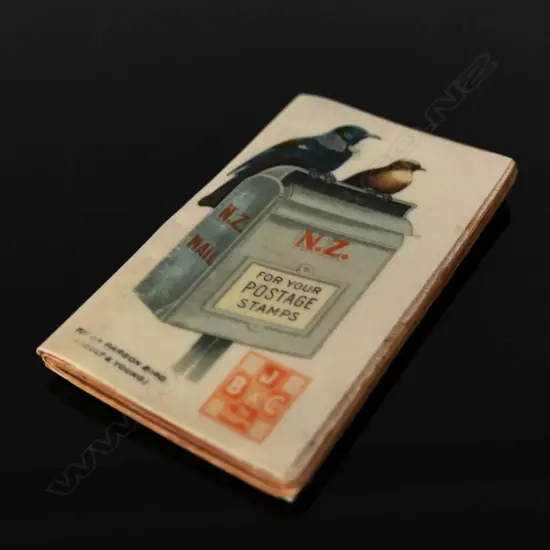 Very rare 1905 Miniature Celluloid Cover Stamp case,