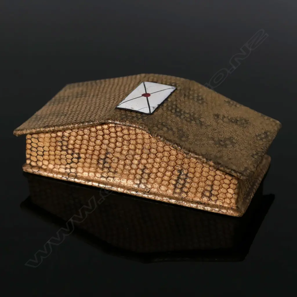 Two Compartment Postage Stamp Box, Image 1++