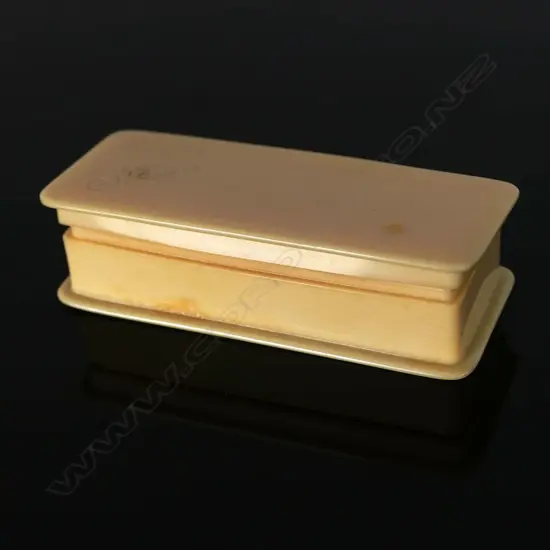 1950s Vintage Three Compartment Stamp Box,
