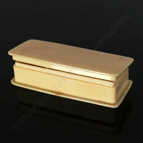 1950s Vintage Three Compartment Stamp Box,