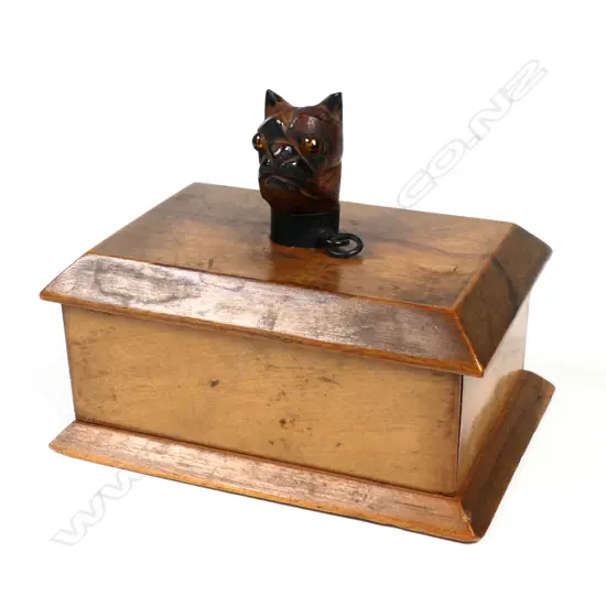 Timber Double Stamp Compartment Box,