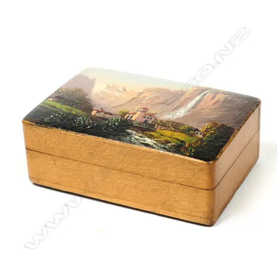 Wooden Double Stamp Box