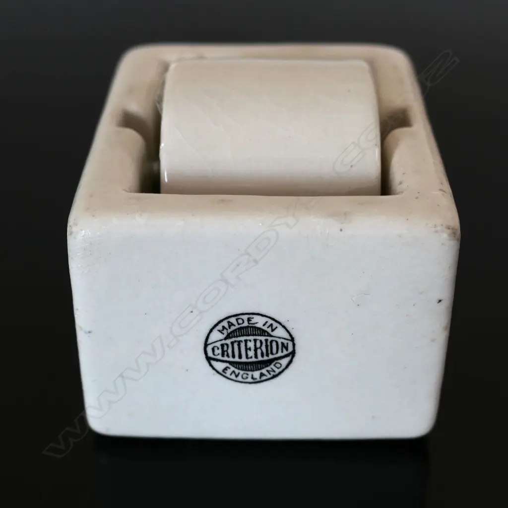 Vintage English Pottery Stamp/Letter Damper Criterion Series Image 1++