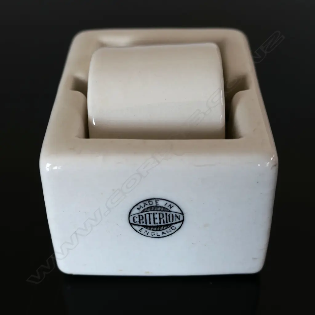 Vintage English Pottery Stamp/Letter Damper Criterion Series Image 1++