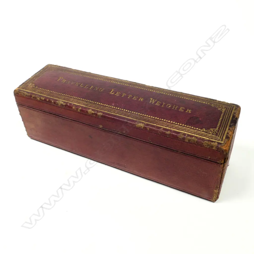 c.1880 A Brass Travelling Letter Scale by S. MORDON & Co. London Image 1++