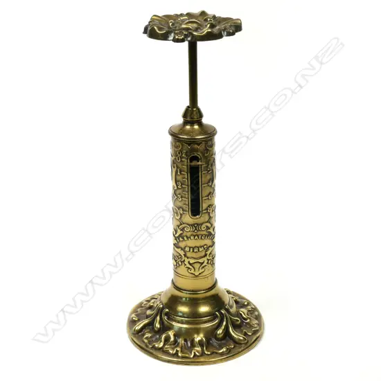 English Polished Brass “Candlestick” or “Lighthouse” Scale