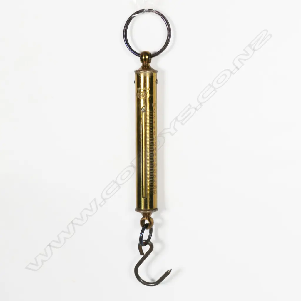 A Pocket “Salter” Parcel Tube Spring Balance, complete with metal case Image 1++
