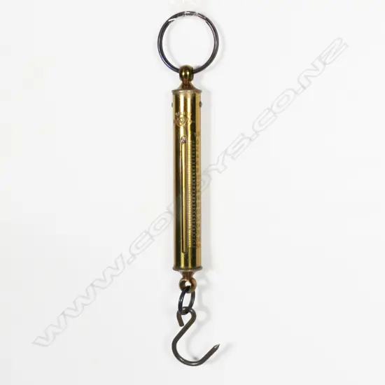 A Pocket “Salter” Parcel Tube Spring Balance, complete with metal case