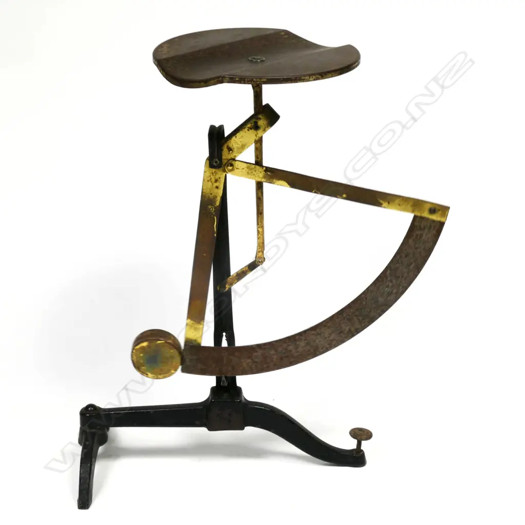 German Steel Pendulum Balance, “M” Image 1++