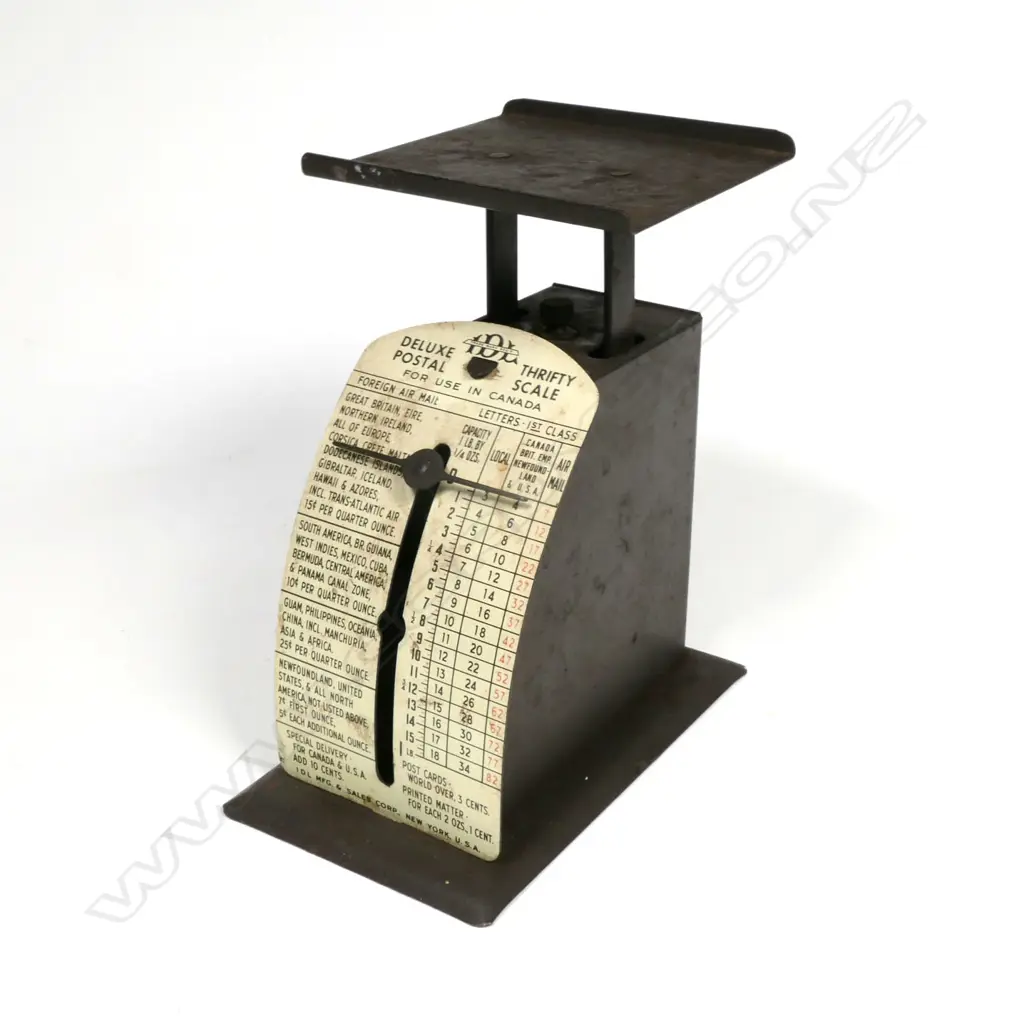 USA “DELUXE THRIFTY POSTAL SCALE” For use in Canada. Image 1++