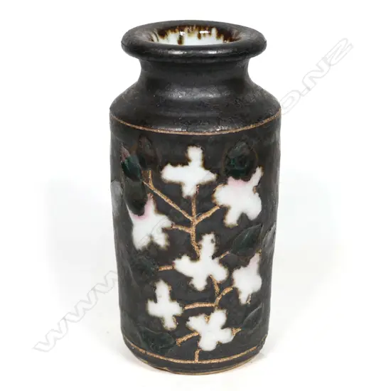 Graeme Storm stoneware cylinder vase