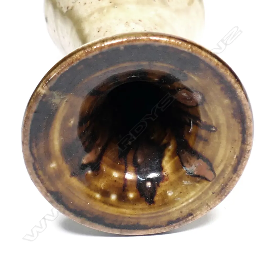 Graeme Storm stoneware narrow cylinder vase Image 1++