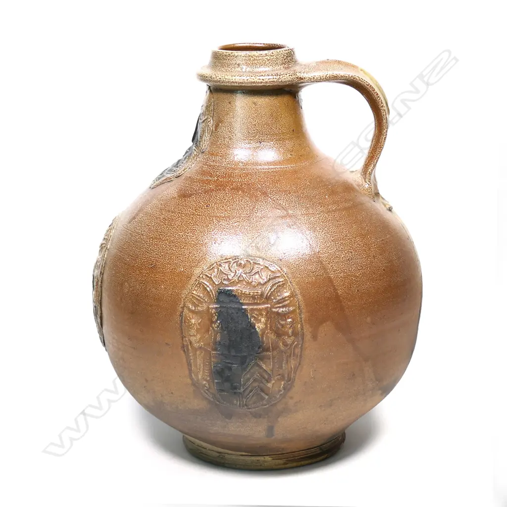 Graeme Storm salt glazed bellarmine jug Image 1++