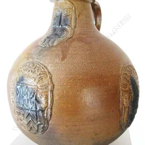Graeme Storm salt glazed bellarmine jug