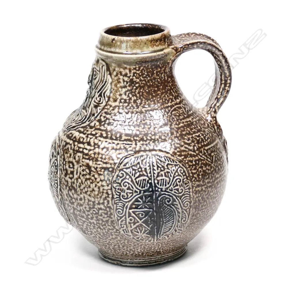 Graeme Storm salt glazed bellarmine jug Image 1++