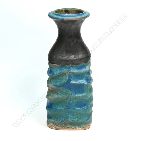 Graeme Storm stoneware sculpted vase