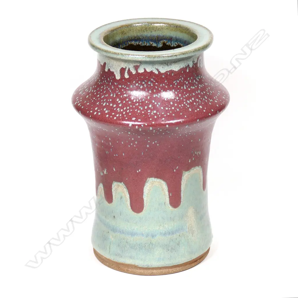 Graeme Storm stoneware cylinder vase Image 1++