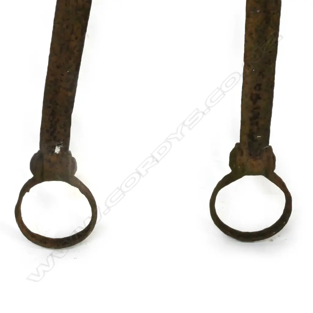 (M40) TWO IRON CHAIN PLATES, EX MEIKLEJOHN SCOW, MAHURANGI... Image 1++
