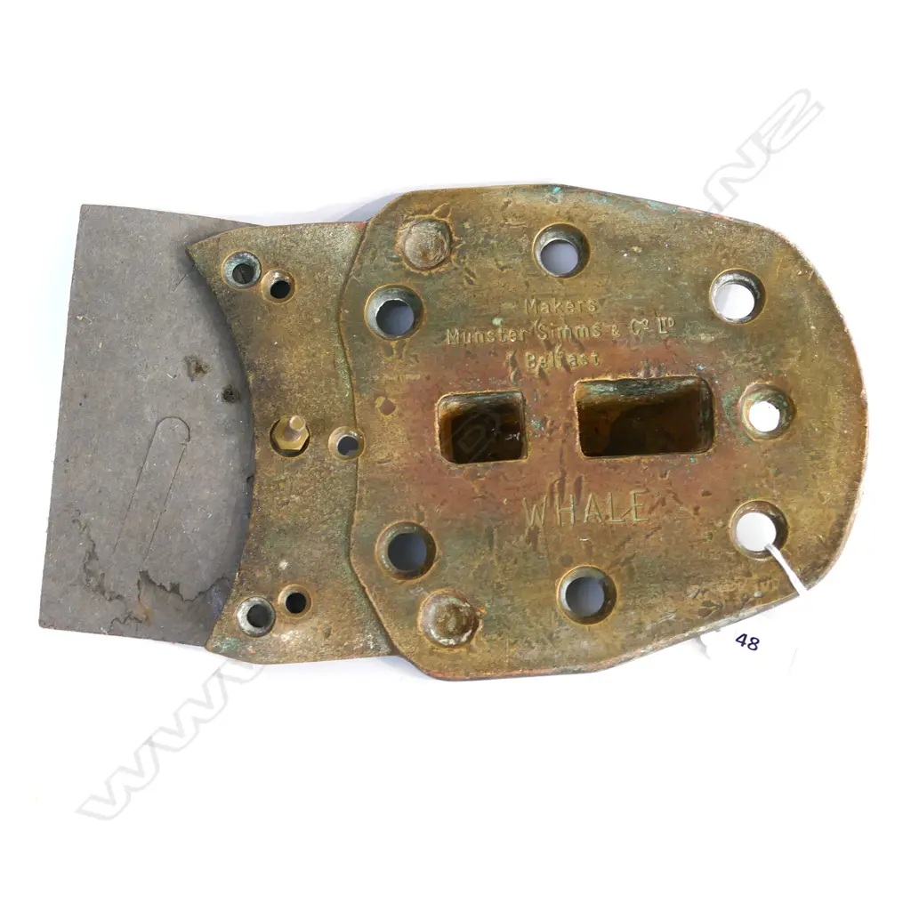 (M67) DECK PLATE FROM “M F V SILVER SPRAY”, BROKEN UP IN WHANGAREI, 1994... Image 1++