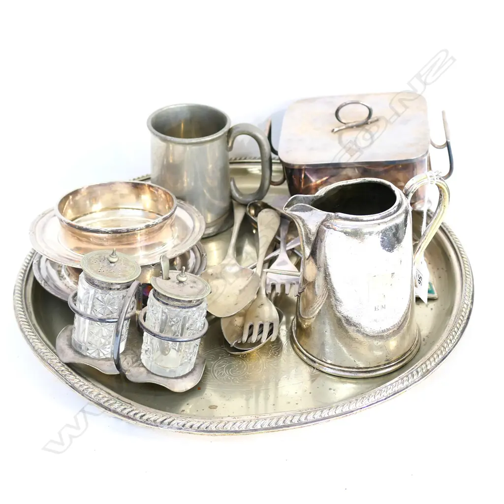 COLLECTION OF EPNS SHIPPING TABLE WARES Image 1++