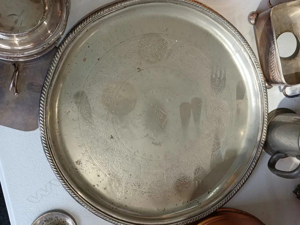 COLLECTION OF EPNS SHIPPING TABLE WARES Image 1++