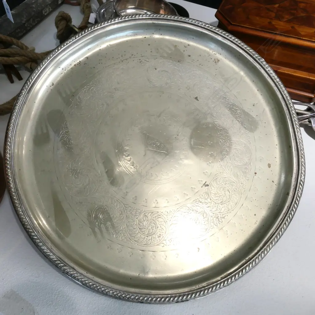 COLLECTION OF EPNS SHIPPING TABLE WARES Image 1++