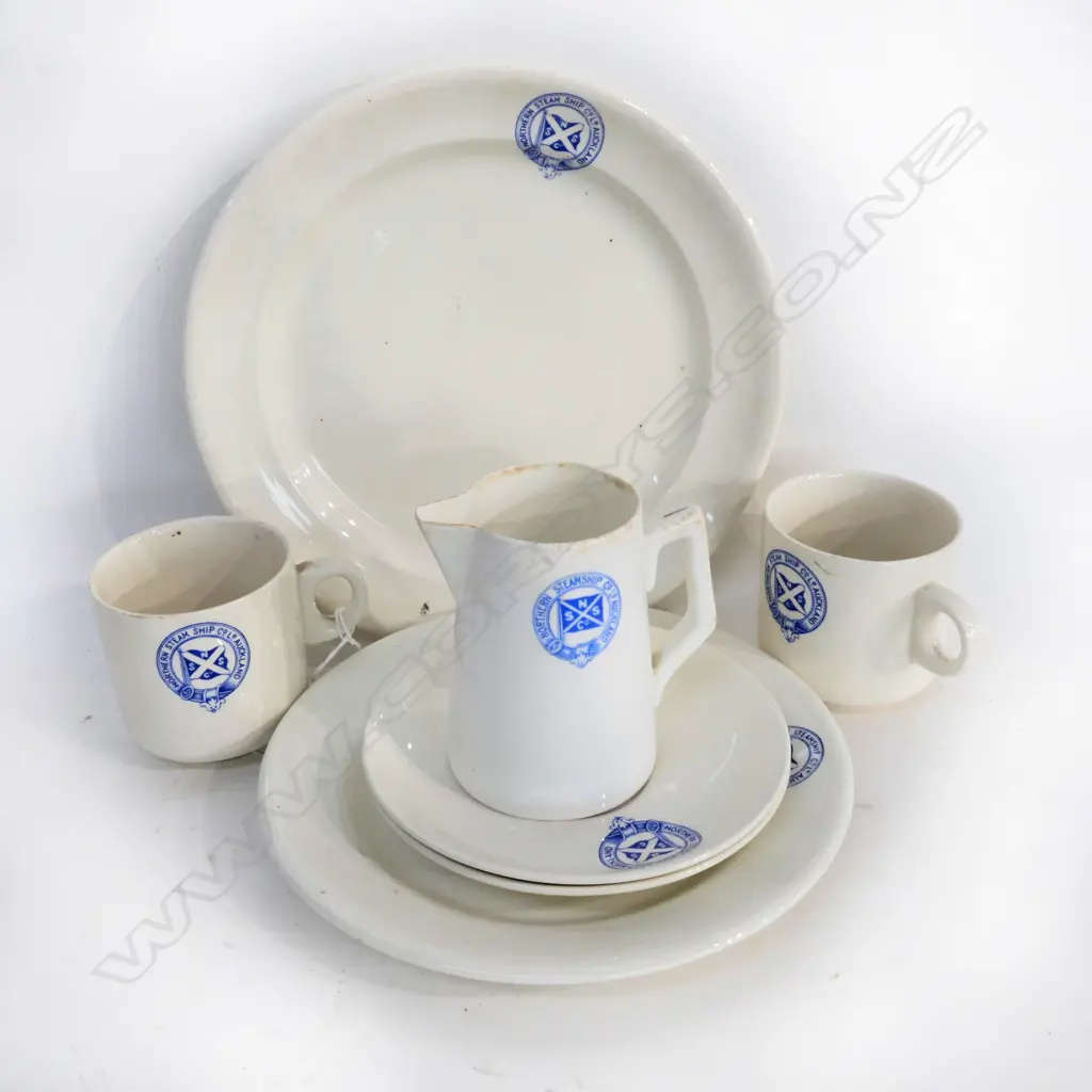 NORTHERN.S.S.Co LOGO MUGS, PLATES AND JUG Image 1++